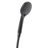 Image de Pommeau de douche 3 jets Universal éco avec curseur Noir mat