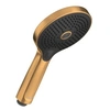 Image de Pommeau de douche 3 jets Click MinusFlow bronze brossé