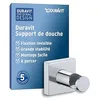 Image de Duravit support de douchette universel, support de pomme de douche pour douchette, support de douche carré, chromé en occasion ou reconditionné