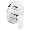 Image de Mitigeur bain douche encastré Wave chromé brillant