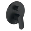 Image de Mitigeur bain douche encastré Wave noir mat