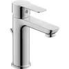 Image de Duravit D-Code Mitigeur monocommandé pour lavabo M FreshStart et Minusflow, avec garniture d'écoulement, DC1023001010, Couleur: Chrome brillant en occasion ou reconditionné