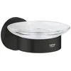 Image de GROHE Start Porte Savon avec Support pour Salle de Bain, Fixations Cachées, A coller avec GROHE QuickGlue ou à visser, Noir Mat, 411932430 en occasion ou reconditionné