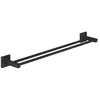 Image de GROHE Start Cube Double Barre Porte-Serviettes pour Salle de Bain, 654 mm, Fixations Cachées avec Vis Incluses, Métal, Noir Mat, 411042430 en occasion ou reconditionné