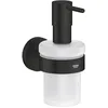 Image de GROHE Start Distributeur de Savon avec Support, 160ml, Convient aux Supports Start et Start Cube, A Coller avec GROHE QuickGlue ou à Visser, Noir Mat, 411952430 en occasion ou reconditionné