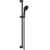 Image de Ensemble De Douche Avec Pommeau 2 Jets, Barre 90Cm Et Flexible - Vitalio Start 110 269542431 - Economie D'Eau - Noir Mat
