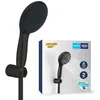 Image de GROHE Vitalio Start 110, Ensemble de Douche avec Douchette Ronde 2 jets, Support Mural Universel, Flexible 1,75m, Economie d'Eau, A coller avec GROHE QuickGlue ou à visser, Noir Mat, 279502431 en occasion ou reconditionné