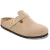 Image de Birkenstock - Boston Suede - Sandales femme Sandcastle - 41 - Normal