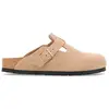 Image de Birkenstock Sabots Boston Bs Suede Leather Narrow