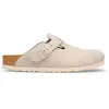 Image de Birkenstock Sabots Boston Suede Leather