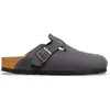 Image de Birkenstock Sabots Boston Suede Leather