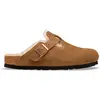 Image de Birkenstock Sabots étroits Boston Shearling Suede Leather EU 38