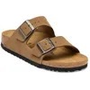 Image de Birkenstock - Arizona Suede - Sandales Dark Tea - 42 - Normal