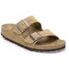 Image de Birkenstock - Arizona LEVE - Sandales Faded Khaki / Dark Brown - 36 - Étroit