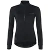 Image de Vaude - Women's Kuro Halfzip LS Tricot - Maillot vélo femme Black - EU 46