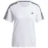 Image de T-shirt femme adidas Own the Run 3-Stripes Blanc S IQ3876