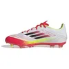 Image de adidas Mixte F50 League Football Boots FG/MG, Cloud White/Core Black/Solar Yellow, 46 2/3 EU en occasion ou reconditionné