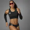 Image de adidas - Adizero Essentials Running Crop Top - Brassière de sport femme Black - L