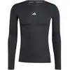 Image de T-shirt de compression manches longues adidas Techfit Noir L JE6702