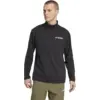 Image de adidas - Terrex Halfz LS Tee - T-shirt homme Black - M