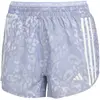 Image de Short femme adidas Own the Run 3-Stripes Bleu L 3" JD7759