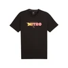 Image de T-shirt Puma Graphic Nitro manche courte noir orange, Taille S