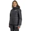 Image de adidas - Terrex Essential Padded Hooded Jacket - Doudoune femme Black - XS