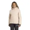Image de adidas - Terrex Essential Padded Hooded Jacket - Doudoune femme Wonder Taupe - L