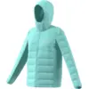 Image de adidas - Terrex Down Hooded Jacket - Doudoune femme Aqua - S
