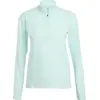 Image de adidas - Terrex Xperior Half Zip LS - T-shirt femme Aqua - L