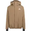 Image de adidas - Terrex Multi 2 Layer CLIMAPROOF Insulated Jacket - Veste ski homme Brown Oxide - XS