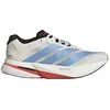 Image de adidas - Adizero Boston 13 - Chaussures running femme Off White / Light Blue / Gold Met. - 41.1/3