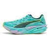 Image de Chaussures Puma Deviate NITRO Elite 4 HYROX Bleu Jaune AW26 Femme, Taille 40 - EUR
