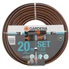Image de Gardena Tuyau de Comfort FLEX 13 mm (1/2 Pouce), 20 m avec pièces système: tuyau de jardin flexible et flexible avec profil de puissance, pression de 25 bars (18034-88) en occasion ou reconditionné