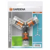 Image de Nécessaire de dérivation en Y pour arrosage 13 mm (1/2 Pouce)/15 mm (5/8 Pouce) de Gardena : raccord de dérivation pour une distribution simple (18287-20) en occasion ou reconditionné