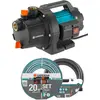 Image de Pompe d'arrosage électrique 600W avec tuyau 20 m et kit d'aspiration Basic 3000/4 Gardena