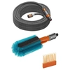 Image de Kit brosse de lavage pour vélo avec tuyau Liano