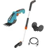 Image de Kit cisaille a gazon ComfortCut Li + manche télescopique + roues - 3,6 V/3,0 Ah - Protection de lames Câble USB-C- 9889-20