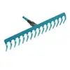 Image de Râteau de jardin 41cm Combisystem - Acier robuste - 16 dents   Ratissage & nivellement du sol   Garantie 25 ans (3179-20)