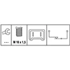 Image de Interrupteur Des Feux De Freins Hella 6dd008622081 Mitsubishi;Opel;Renault;Vauxhall;Volvo