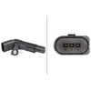Image de Capteur D'Angle, Vilebrequin 6pu 009 163-481 Hella Hella 6pu009163481 Seat;Skoda;Volkswagen