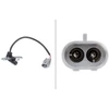 Image de Capteur D'Angle, Vilebrequin 6pu 009 163-741 Hella Hella 6pu009163741 Renault