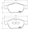 Image de Kit De Plaquettes De Frein, Frein À Disque 8db 355 009- Hella Hella 8db355009111 Renault