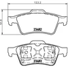 Image de Kit De Plaquettes De Frein, Frein À Disque 8db 355 009-121 Hella Hella 8db355009121 Nissan;Renault
