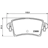 Image de Kit De Plaquettes De Frein, Frein À Disque 8db 355 009-421 Hella Hella 8db355009421 Nissan;Opel;Renault