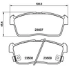 Image de Kit De Plaquettes De Frein, Frein À Disque 8db 355 009-631 Hella Hella 8db355009631 Daihatsu;Subaru;Suzuki