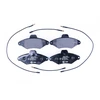 Image de Kit De Plaquettes De Frein, Frein À Disque 8db 355 019-201 Hella Hella 8db355019201 Citroen
