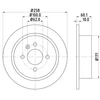 Image de Disque De Frein Hella 8dd355100351 Bmw