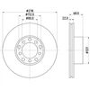 Image de Disque De Frein Hella 8dd355100401 Mercedes-Benz