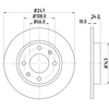 Image de Disque De Frein Hella 8dd355100841 Citroen;Peugeot